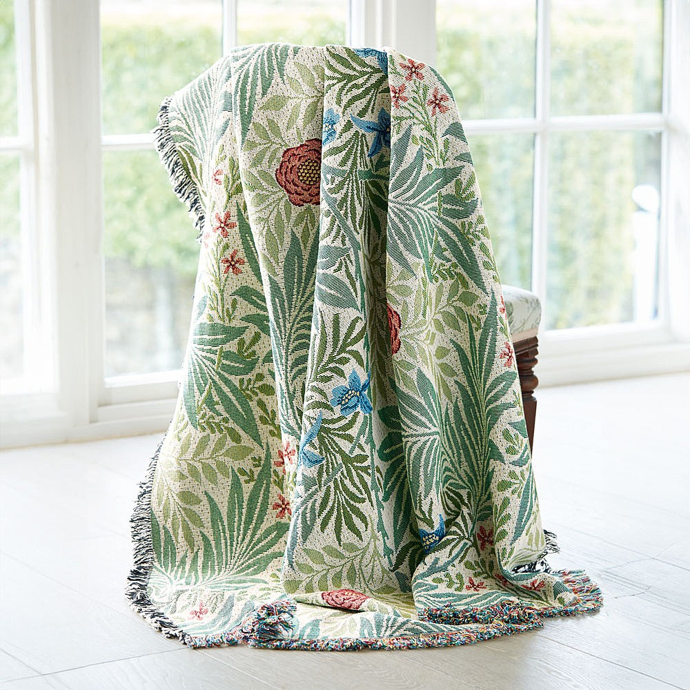 Larkspur Cotton Throw
