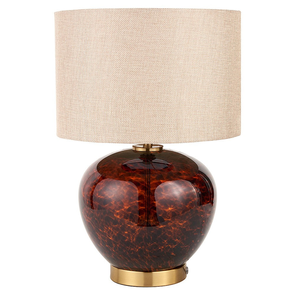 Eltham Tortoiseshell Glass Lamp