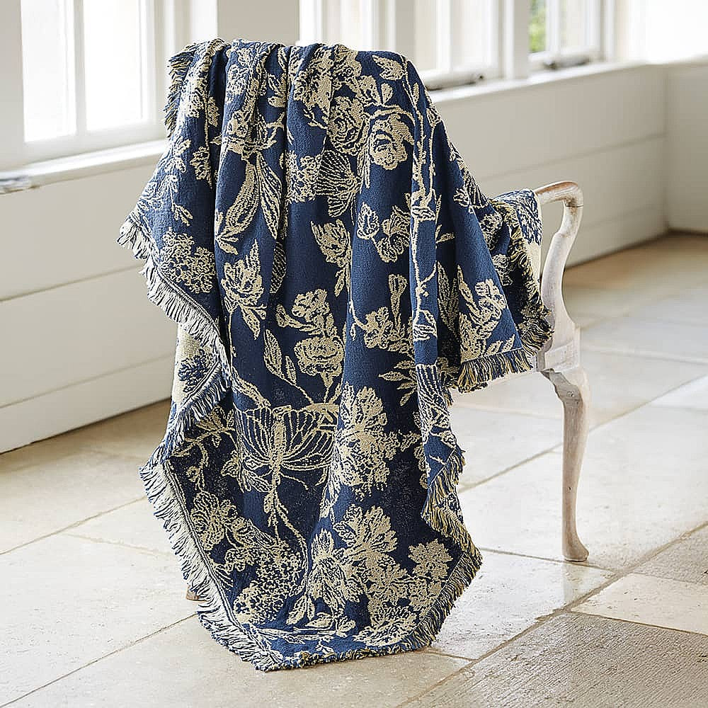 Butterfly & Blooms Throw