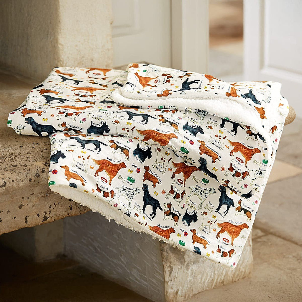 Dog Breeds Throw