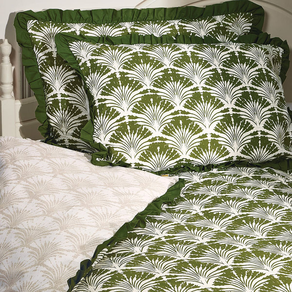 Art Deco Palm King Duvet Set