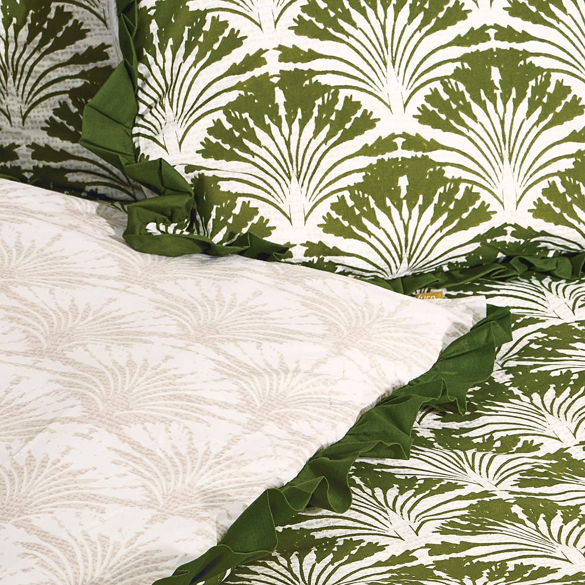 Art Deco Palm King Duvet Set