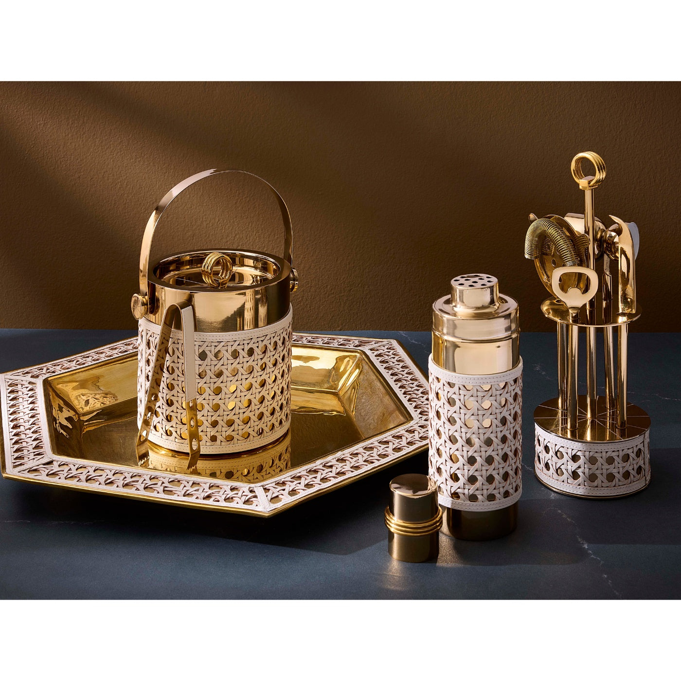 Basketweave Cocktail Shaker