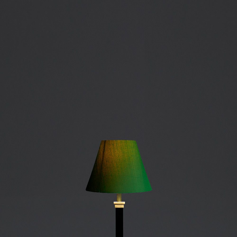 16cm empire shade in emerald dupion silk