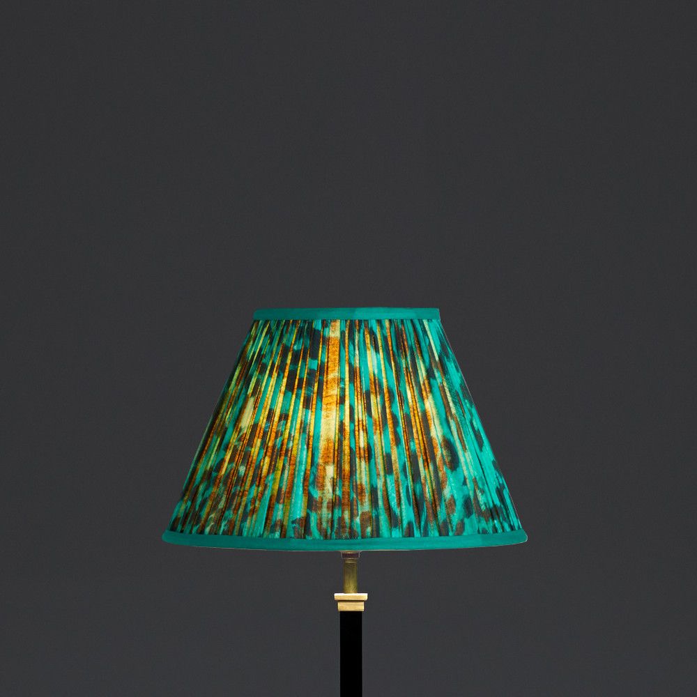 30cm empire shade in jade Leopard Love by Matthew Williamson