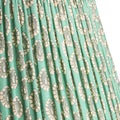 45cm straight empire shade in aqua block printed Dotty gathered cotton by GP & J Baker