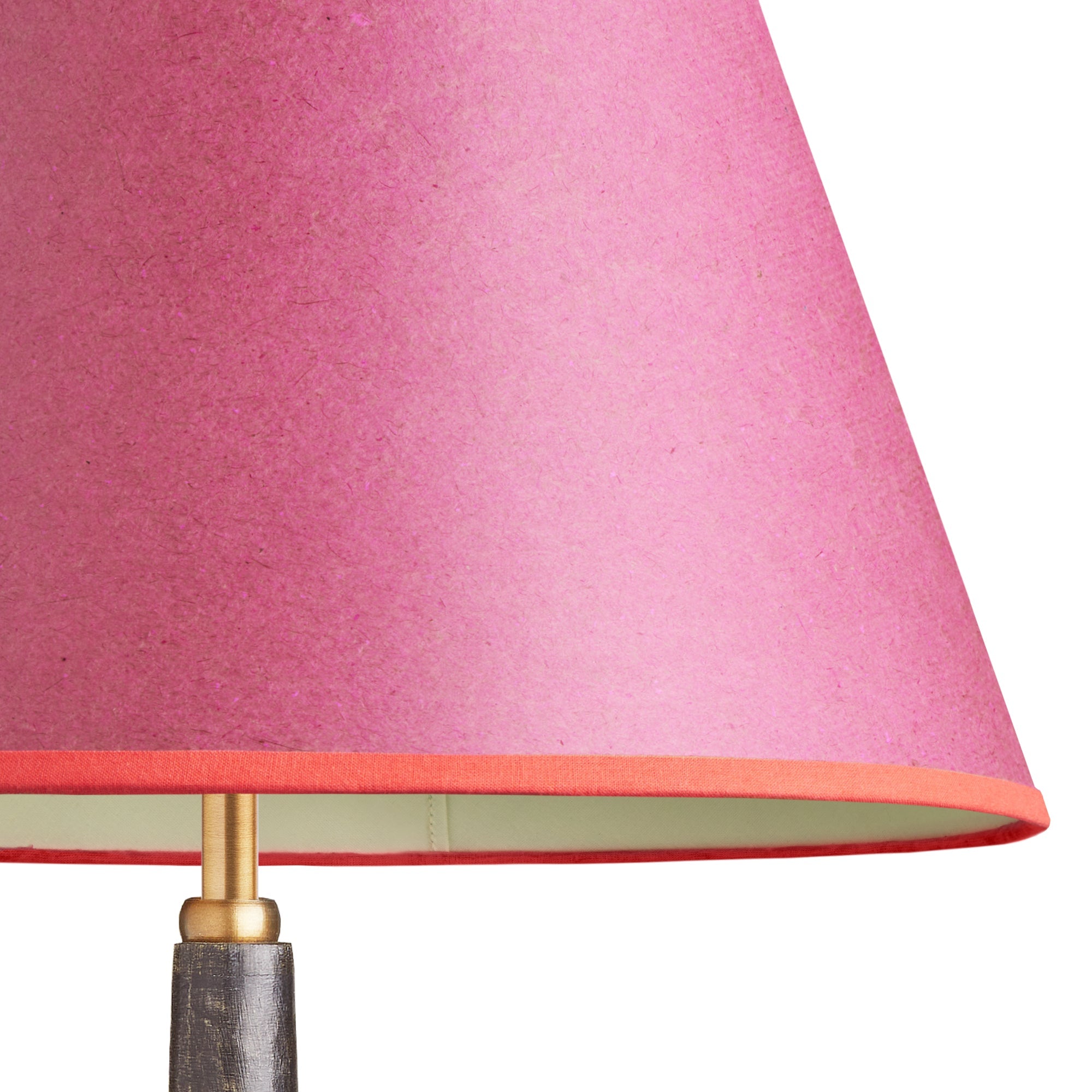 40cm straight empire shade in Hibiscus hand made parchment