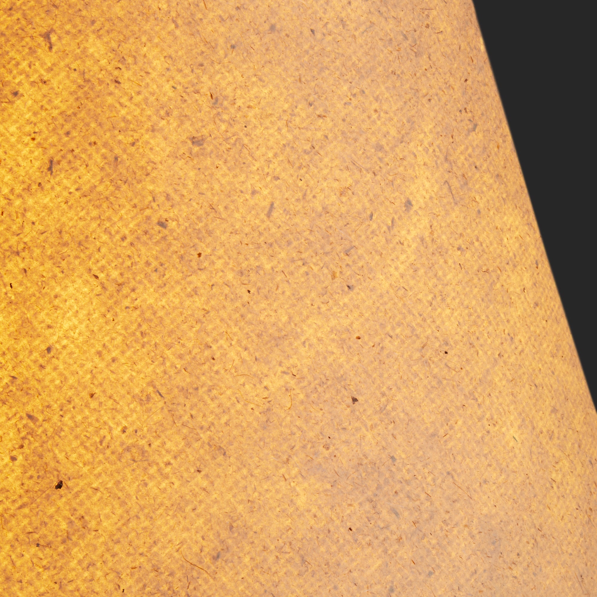 45cm straight empire shade in Parsnip hand made parchment