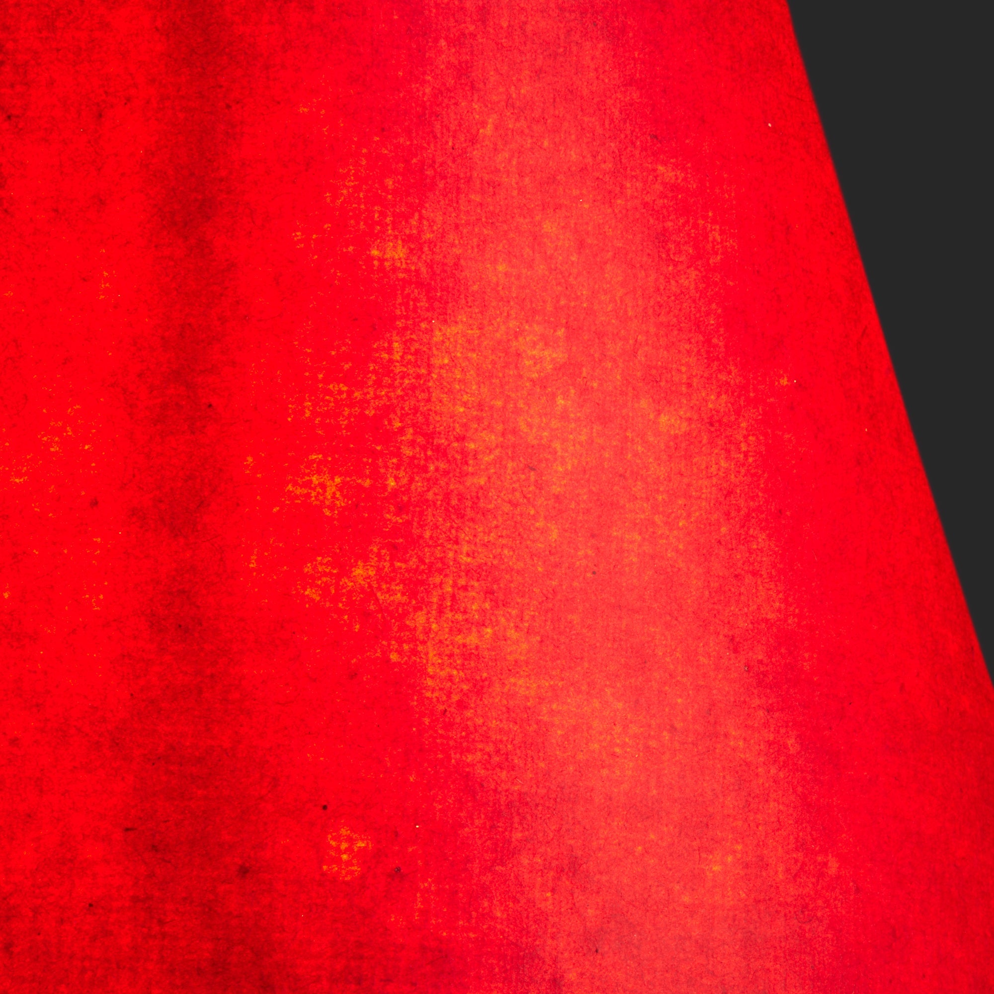 45cm straight empire shade in Tomato hand made parchment