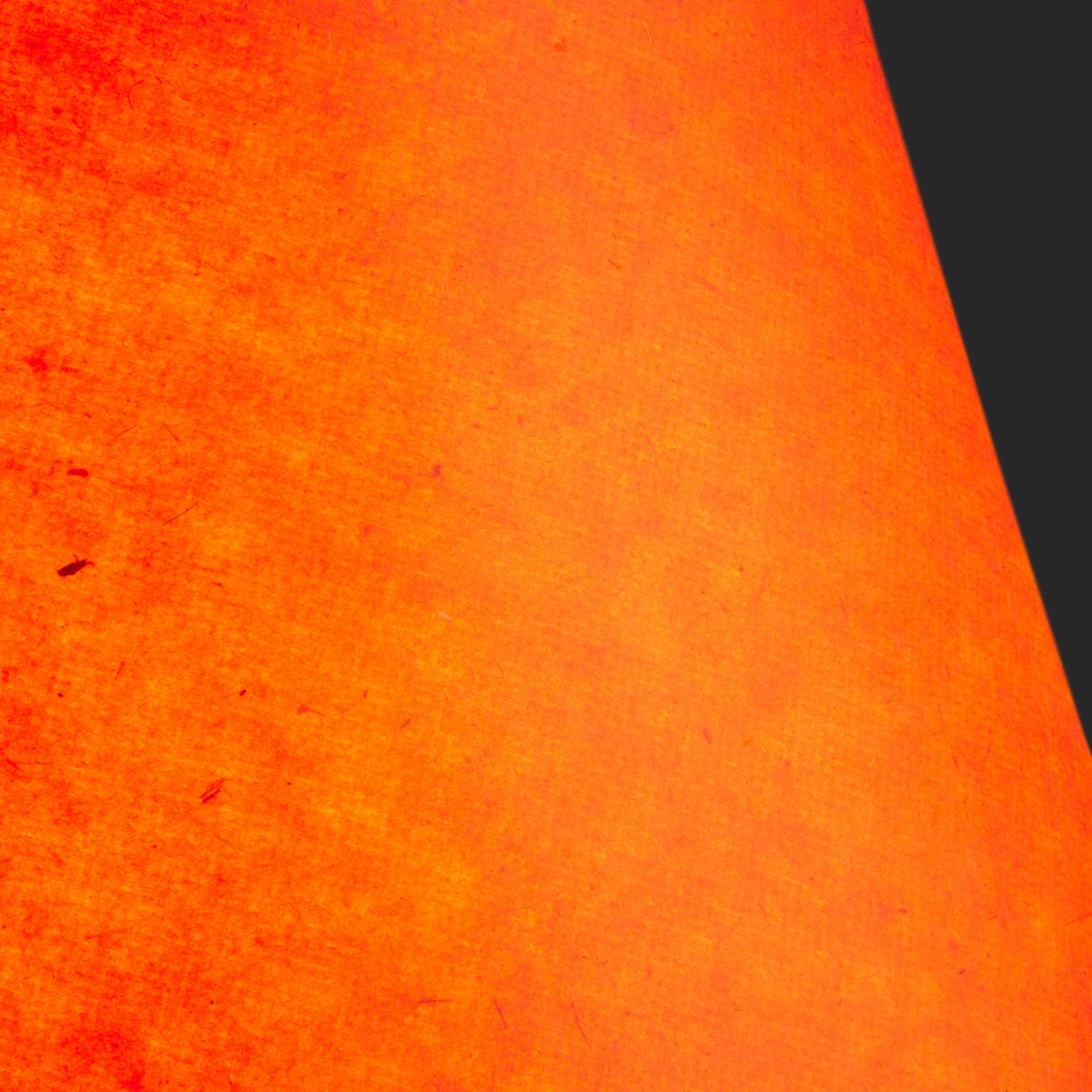 50cm straight empire shade in Papaya hand made parchment