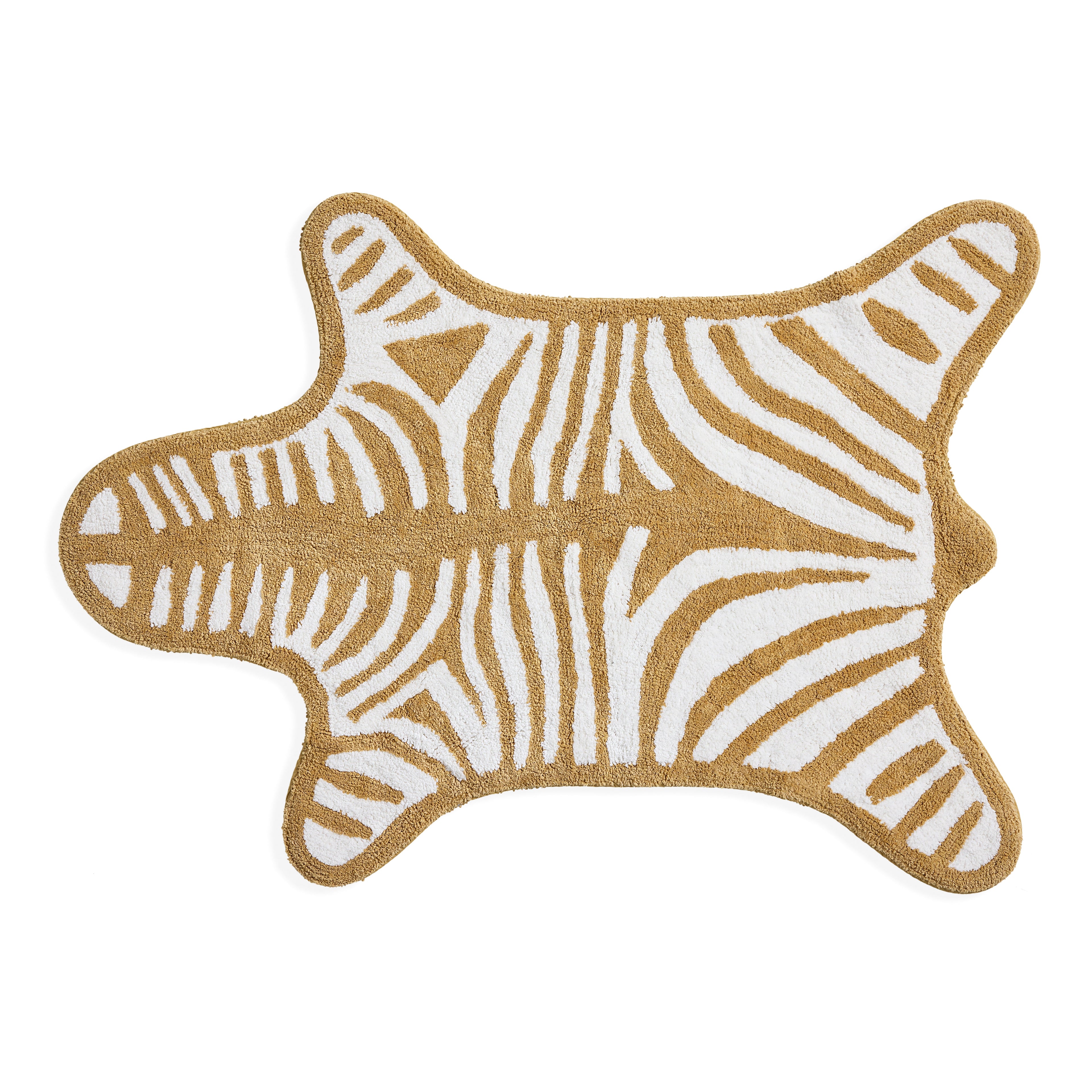 Reversible Zebra Bath Mat
