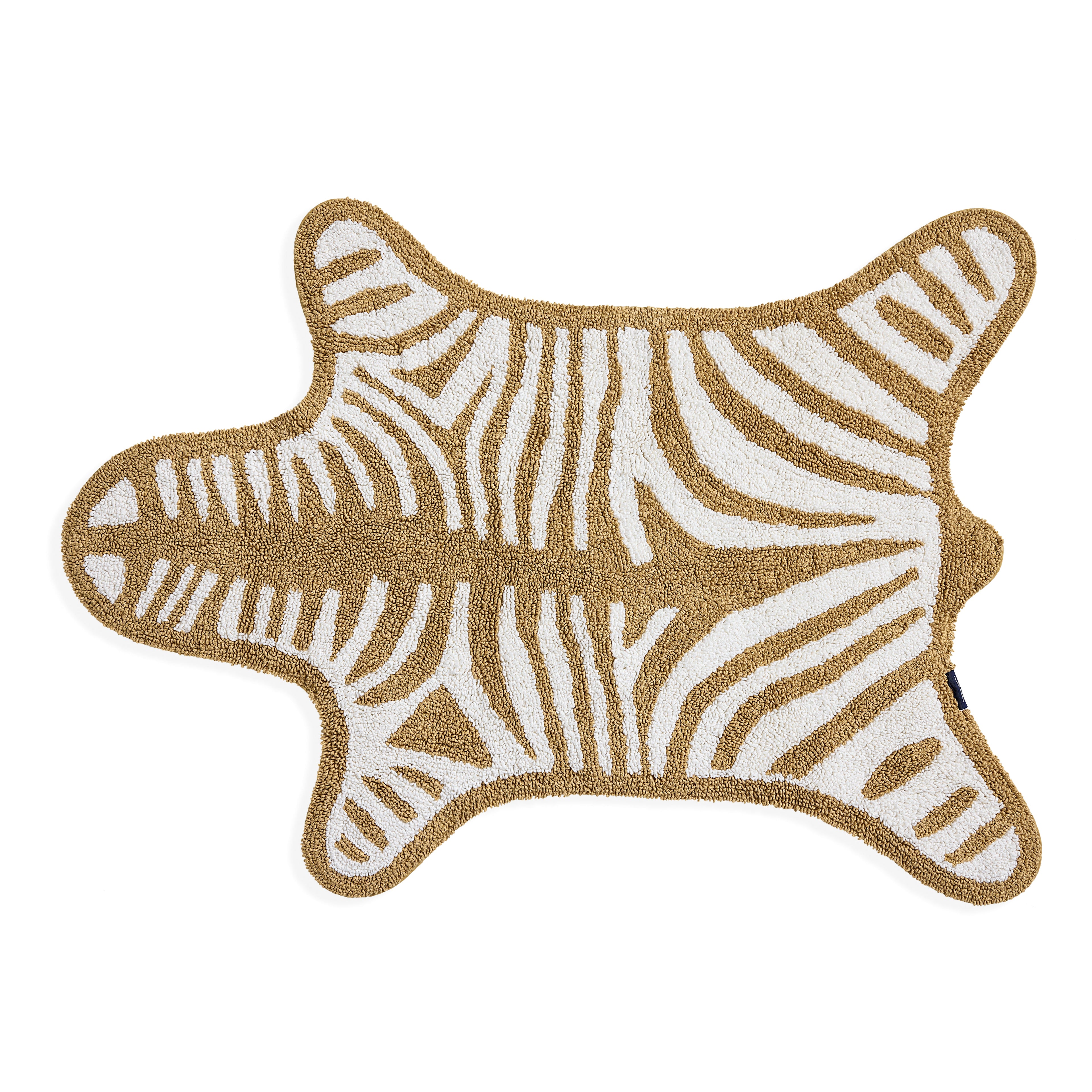 Reversible Zebra Bath Mat