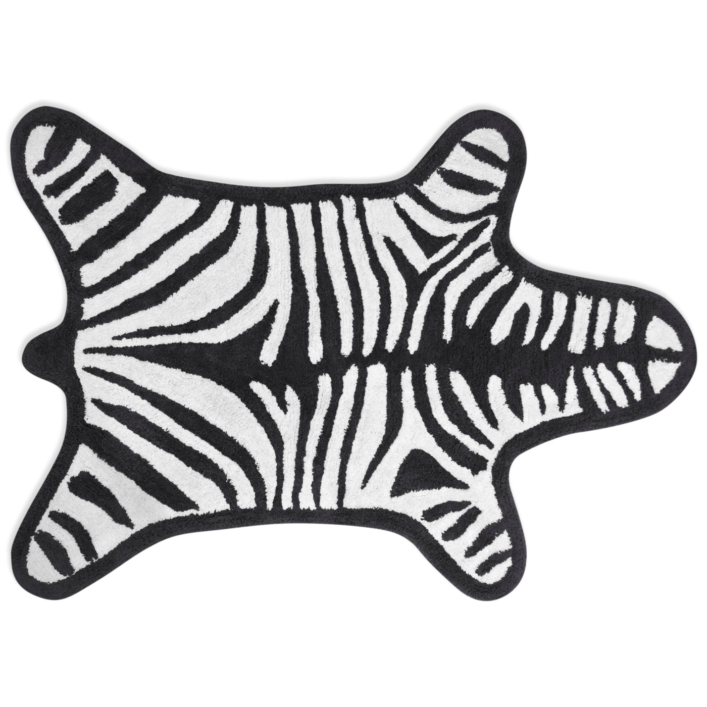 Reversible Zebra Bath Mat