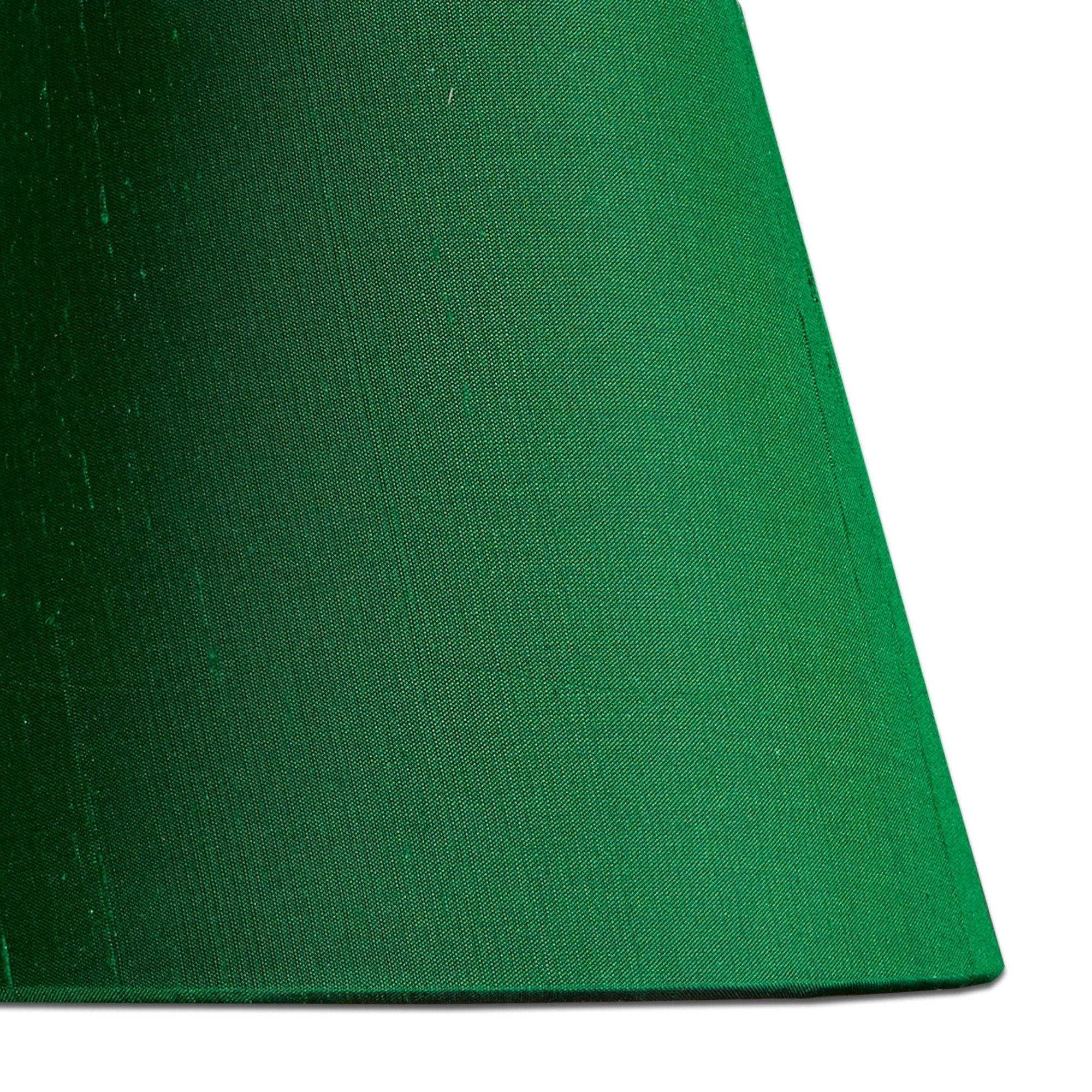 16cm empire shade in emerald dupion silk