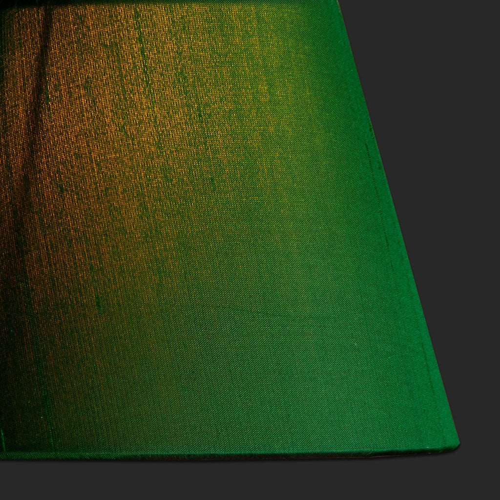 16cm empire shade in emerald dupion silk