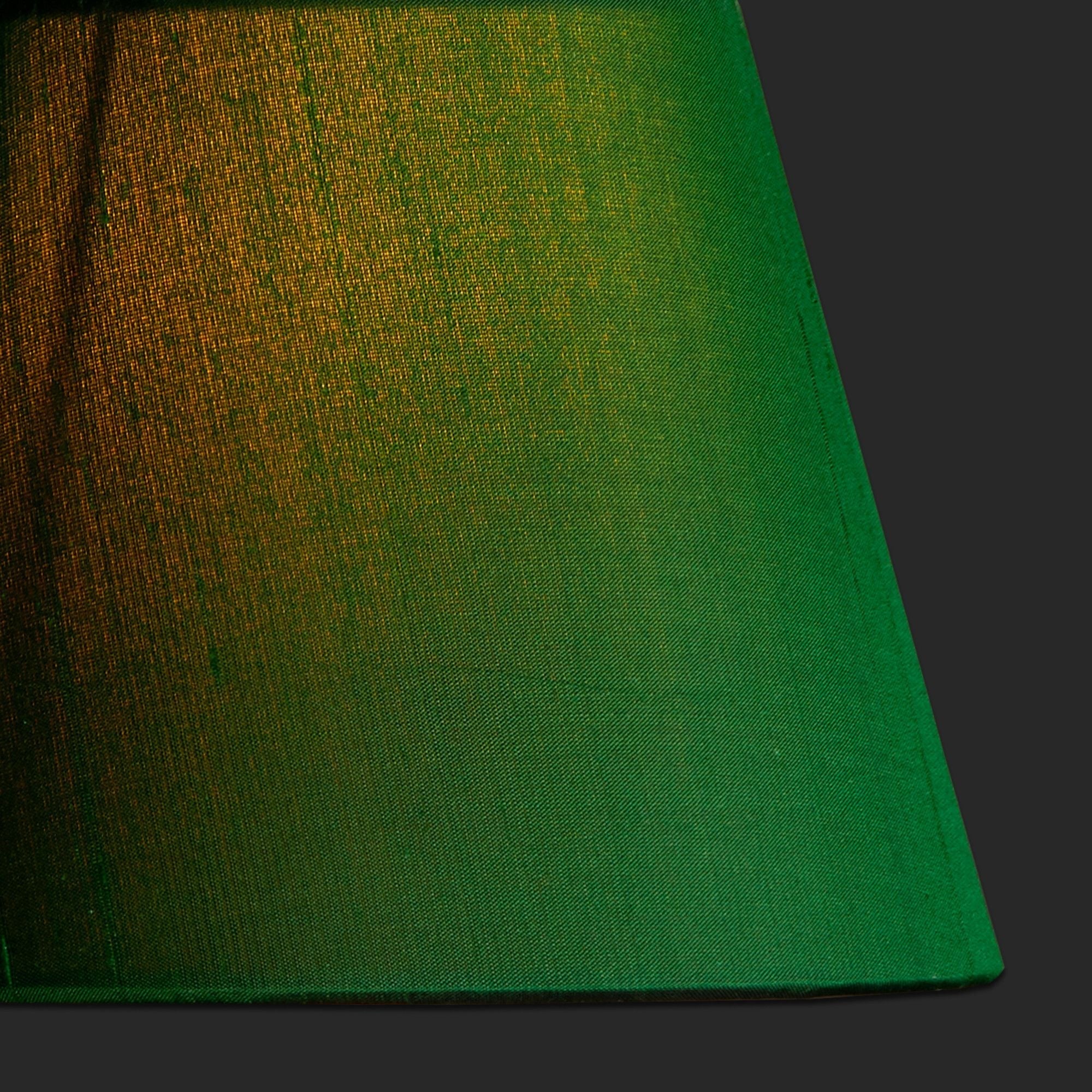 16cm empire shade in emerald dupion silk