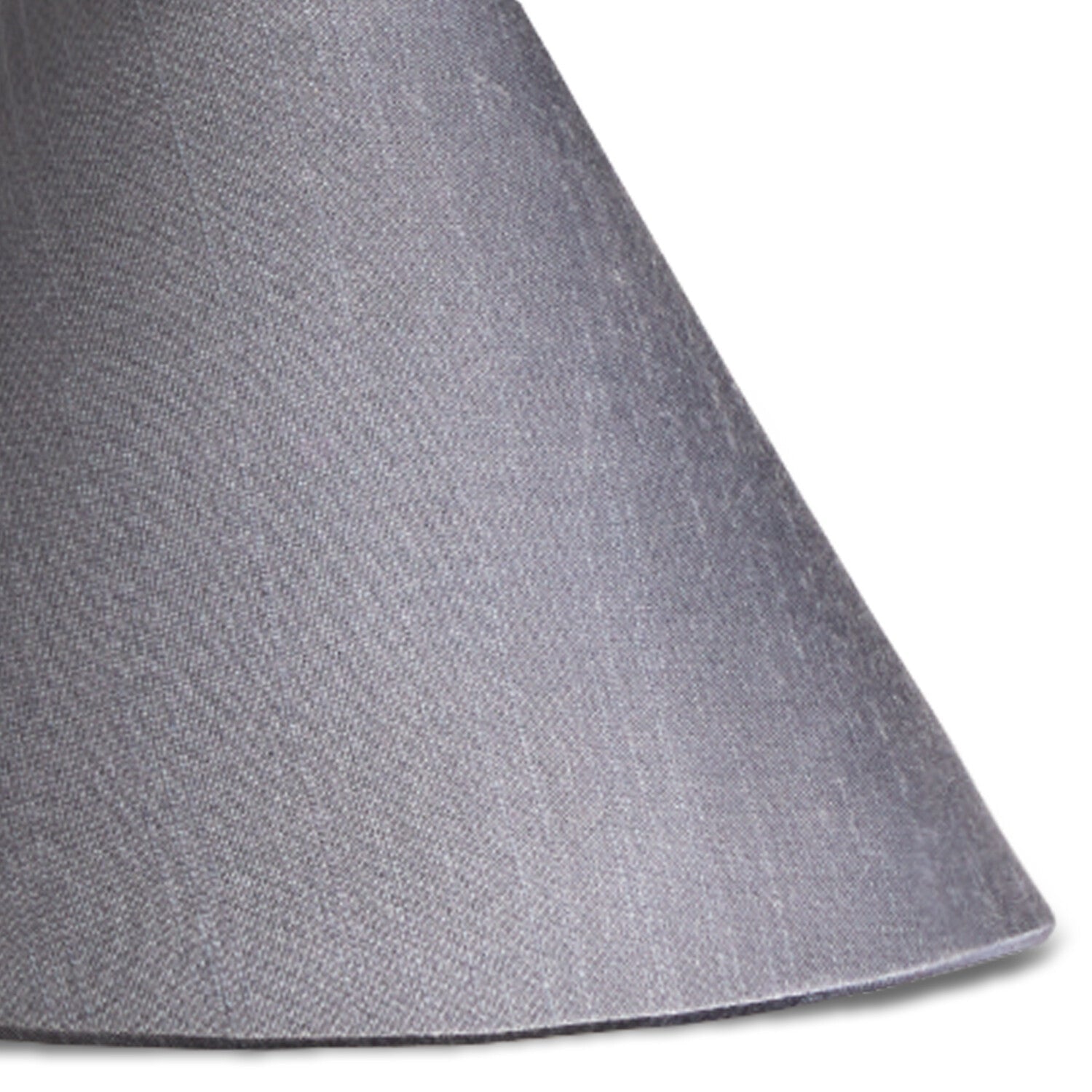 18cm cone shade in moonstone silk