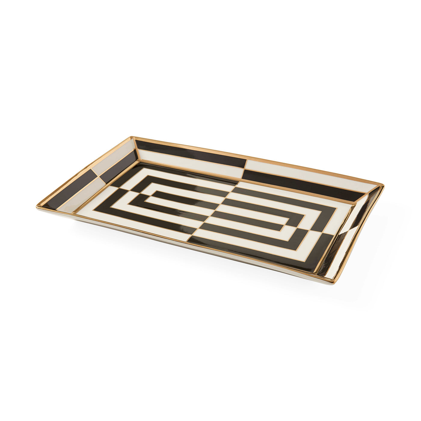 Op Art Rectangle Serving Tray