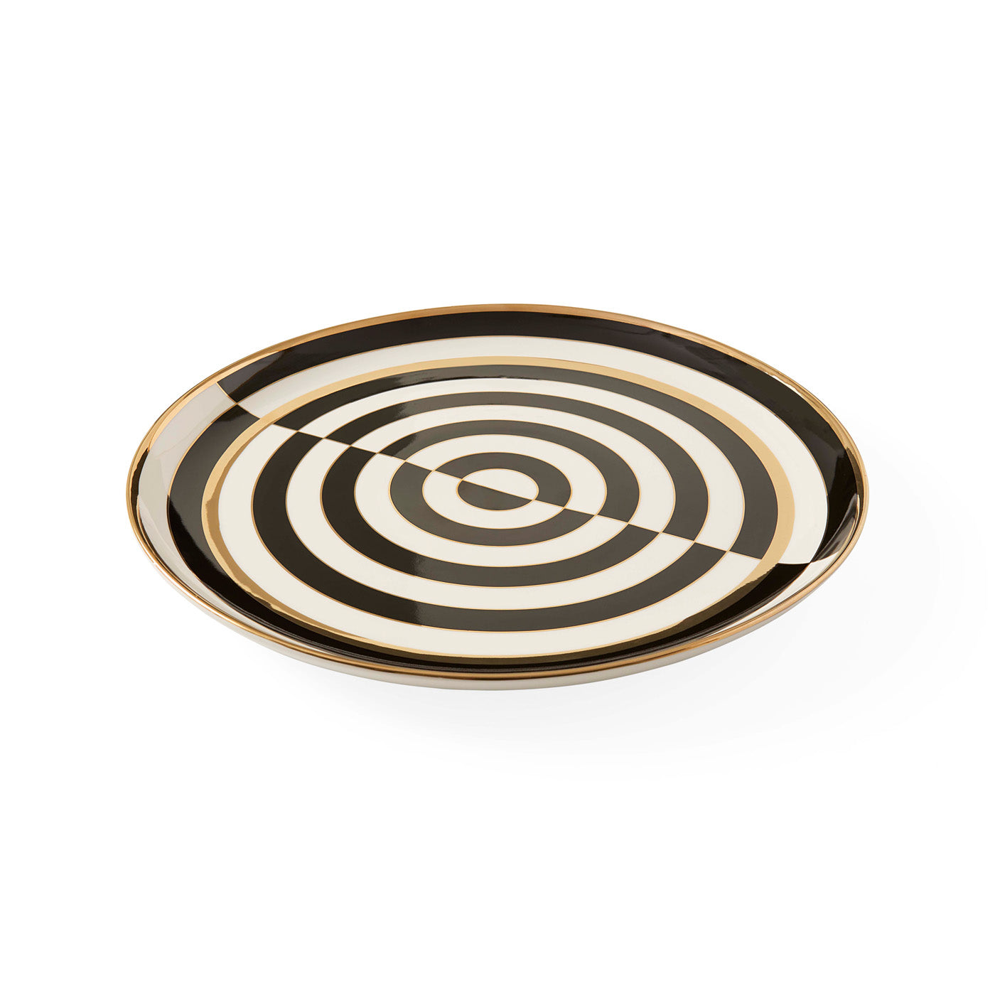 Op Art Round Tray