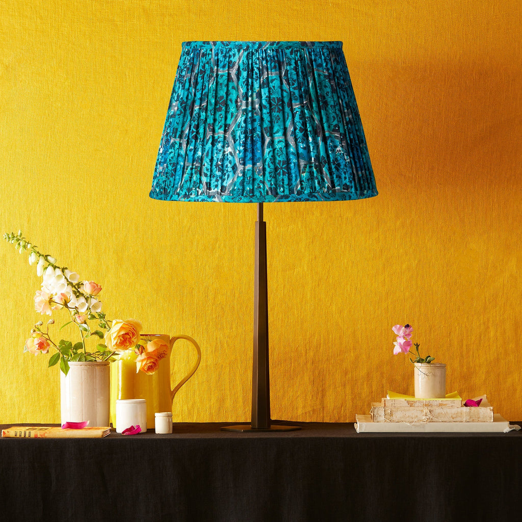 30cm empire shade in Selene printed cotton in aid of The Hands Up Foundation